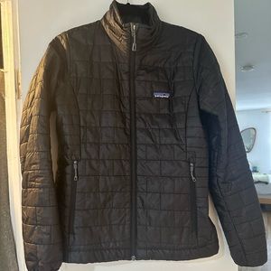 Black Patagonia nano puffer jacket